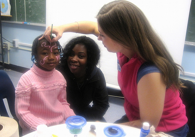 Face-painting at Celebrate Kids!